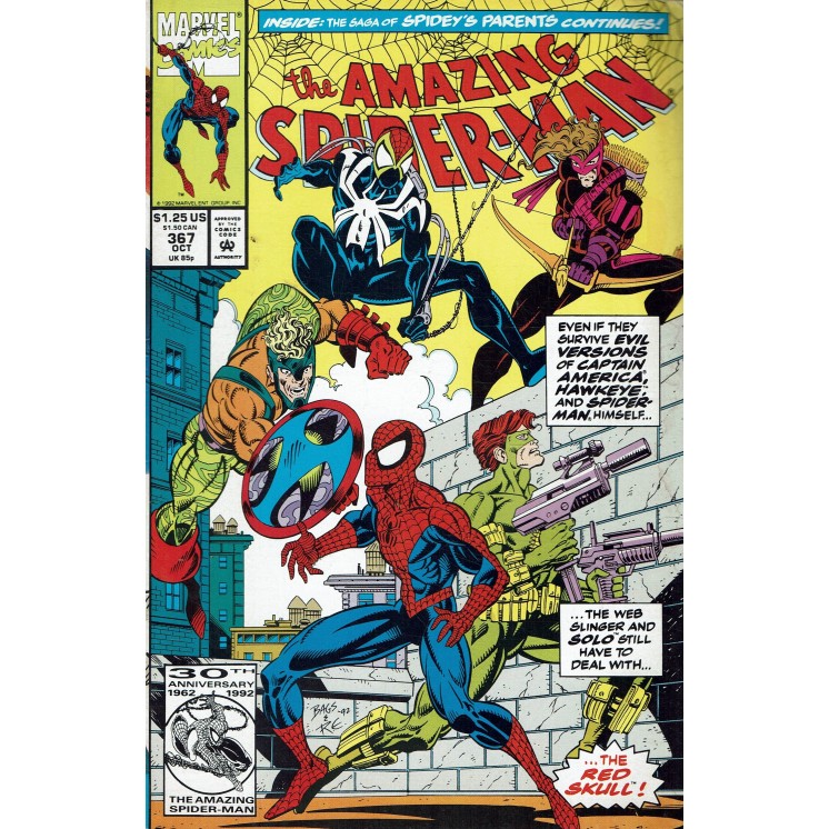 The Amazing Spider-Man 368 nov 1992 ed. Marvel Comics lingua originale OL14
