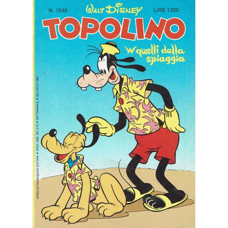 Topolino n.1548 ed. Walt Disney Mondadori