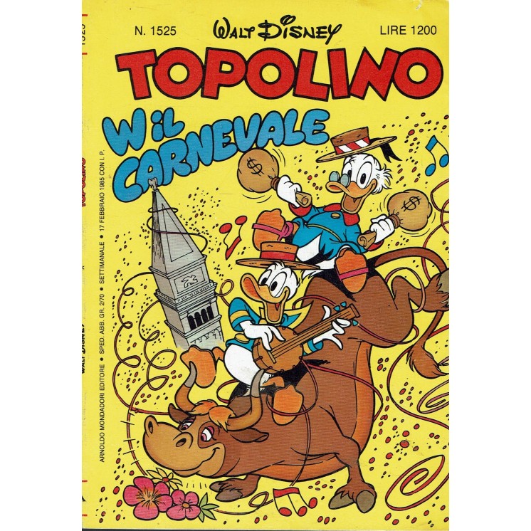 Topolino n.1525 ed. Walt Disney Mondadori