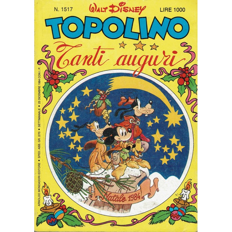 Topolino n.1517 ed. Walt Disney Mondadori