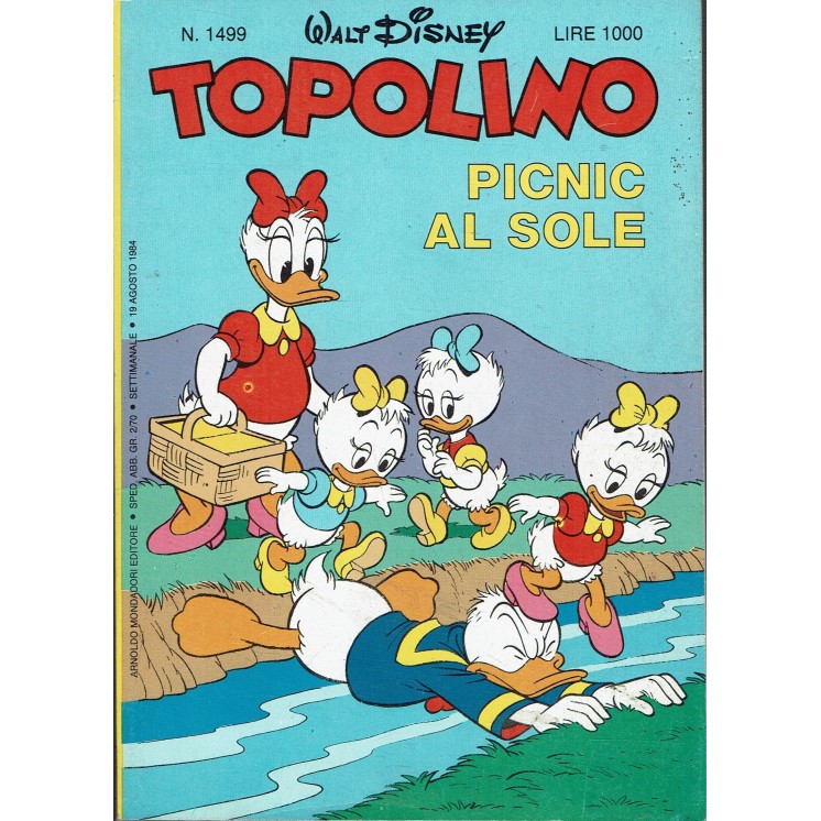 Topolino n.1499 ed. Walt Disney Mondadori