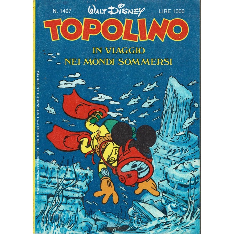 Topolino n.1497 ed. Walt Disney Mondadori