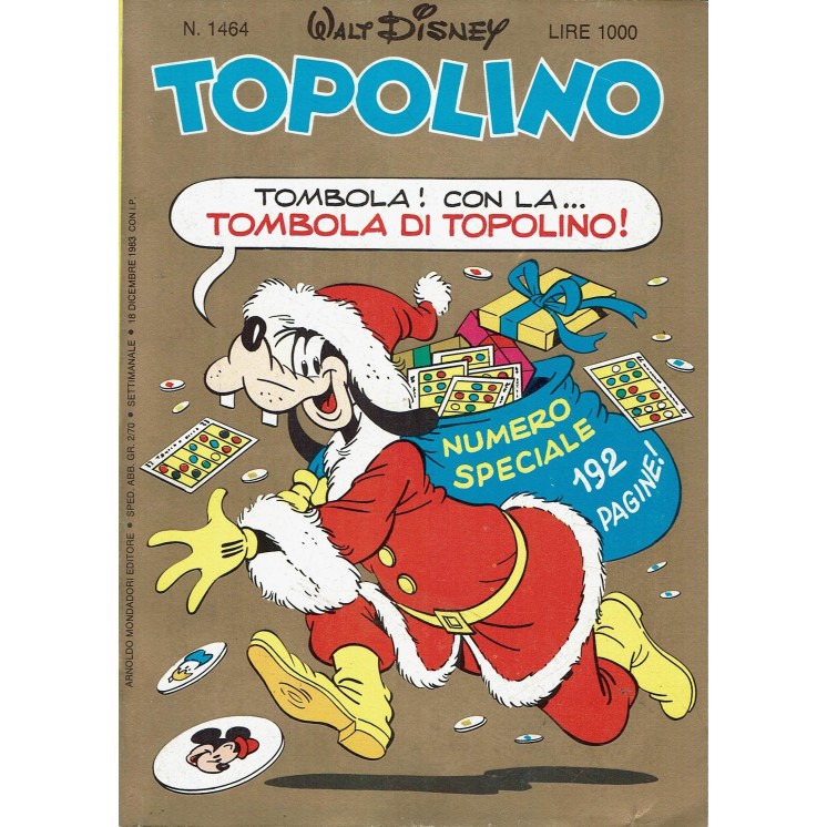 Topolino n.1464 ed. Walt Disney Mondadori