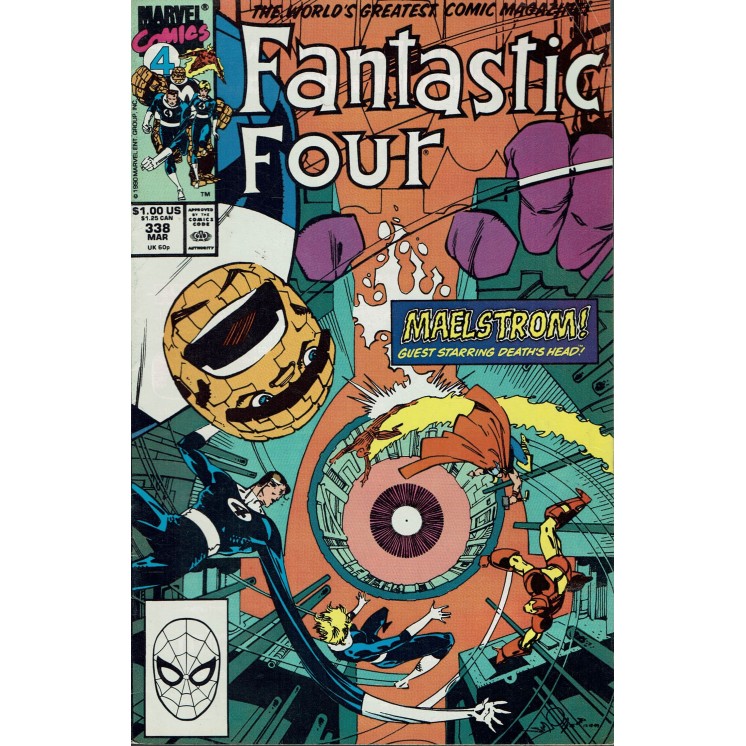 Fantastic Four  338 mar 1990 di Simonson ed. Marvel lingua originale OL14