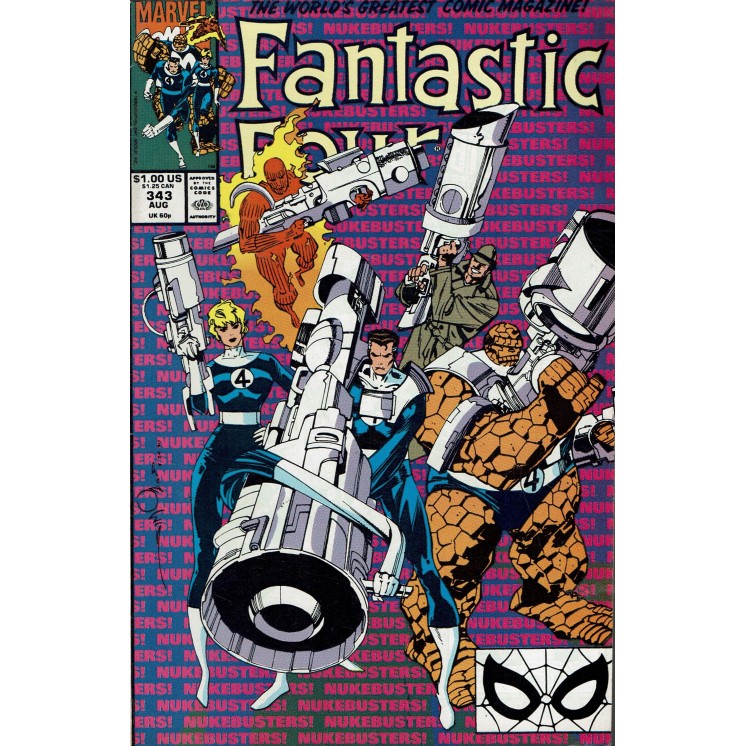 Fantastic Four  343 aug 1990 di Simonson ed. Marvel lingua originale OL14
