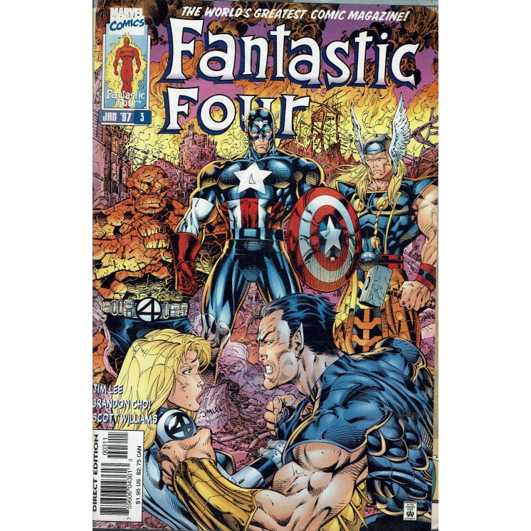 Fantastic Four  vol 3 jun 1997 di De Falco ed. Marvel lingua originale OL14