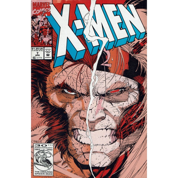 X-Men  7 apr 1992 di Jim Lee ed. Marvel Comics lingua originale OL15