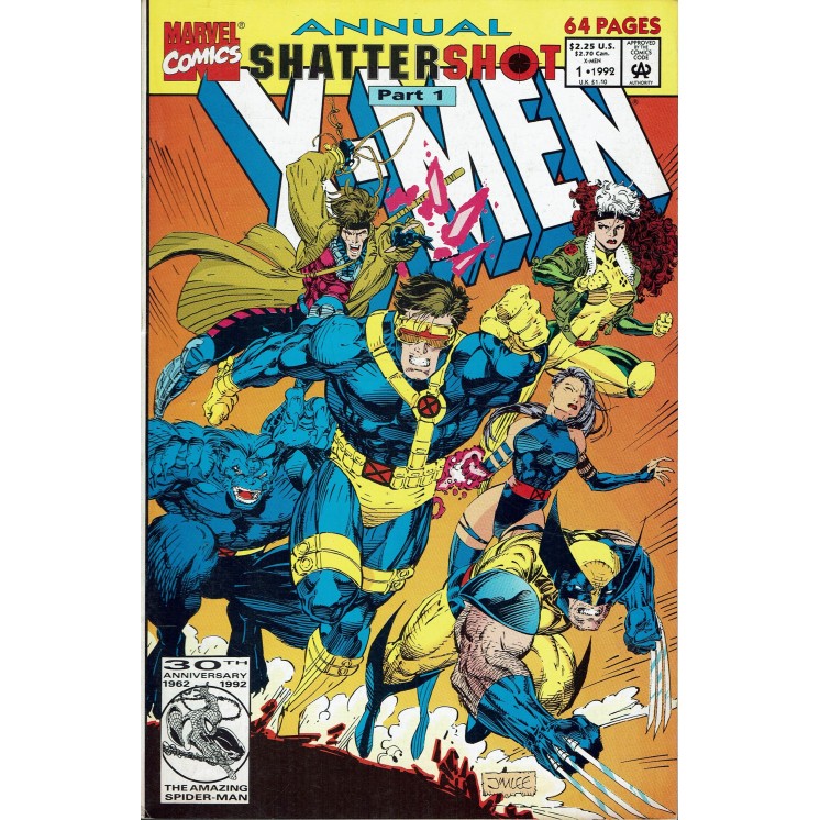 X-Men Annual  1 shattershot 1992 ed. Marvel lingua originale OL15