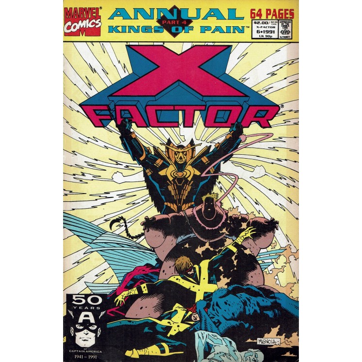 X Factor Annual  6 kings of pain 91 ed. Marvel lingua originale OL15
