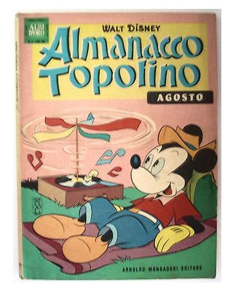 Almanacco Topolino n. 8 - Agosto 1966 - Edizioni  Mondadori