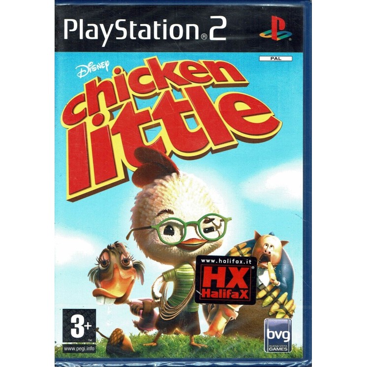 VIDEOGIOCO PlayStation 2 Chicken Little Disney 3+ libretto NUOVO B19