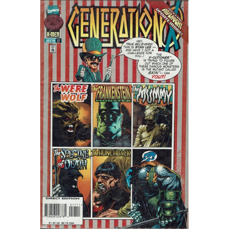 Generation X  18 aug 96 ed.Marvel Comics in lingua originale OL15