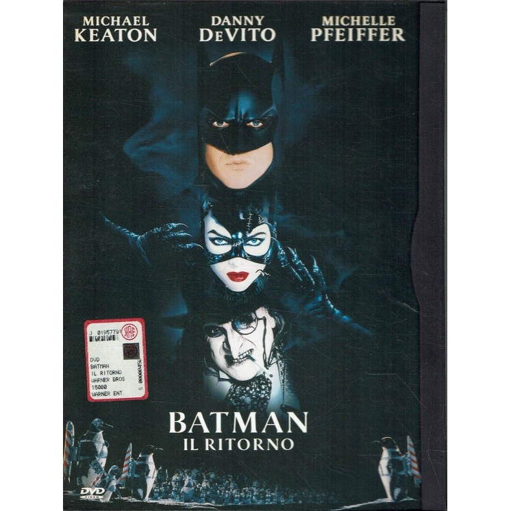 DVD Batman Il Ritorno con M. Keaton M. Pfeiffer ITA USATO B19