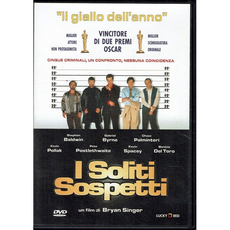 DVD I soliti sospetti con Kevin Spacey ITA usato ed. Lucky Red B18
