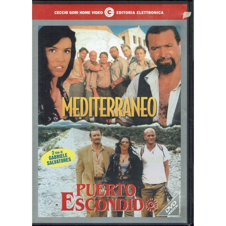 DVD Mediterraneo + Puerto Escondido di Gabriele Salvatore ITA USATO B19