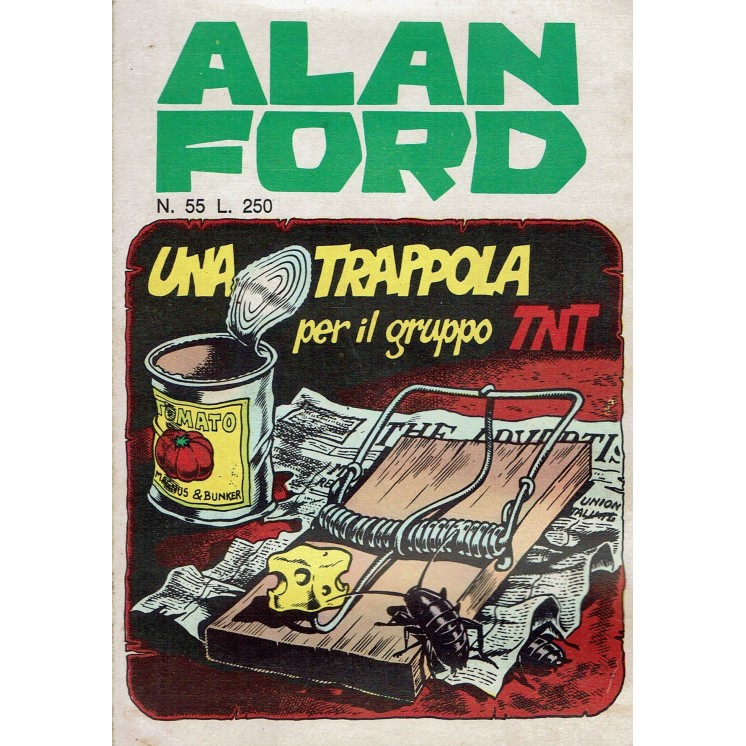 Alan Ford n. 55 una trappola per il gruppo TNT di Max Bunker ed. Corno