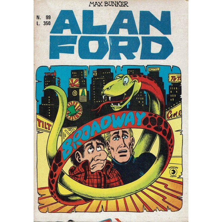Alan Ford n. 99 Broadway di Max Bunker ed. Corno