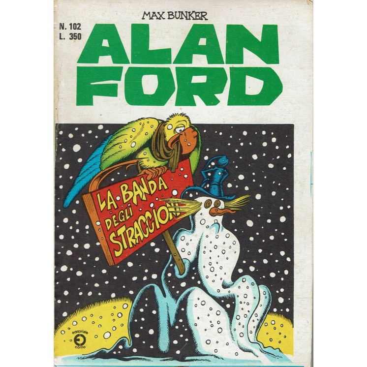 Alan Ford n. 102 la banda degli straccioni di Max Bunker ed. Corno