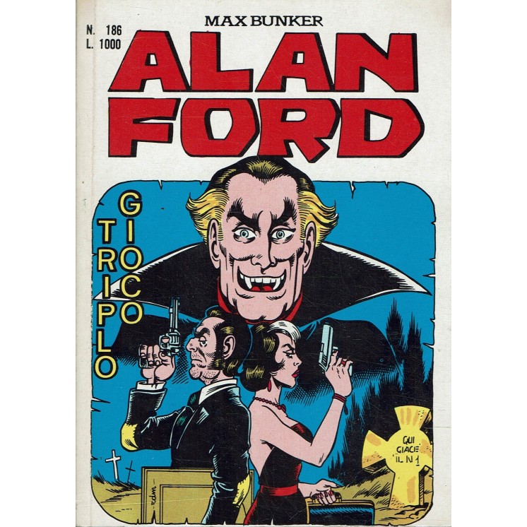 Alan Ford n. 186 triplo gioco di Max Bunker ed. Corno