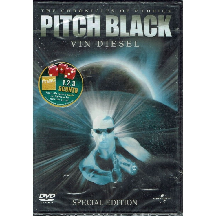 DVD Pitch Black con Vin Diesel  Special Edition ITA NUOVO B06