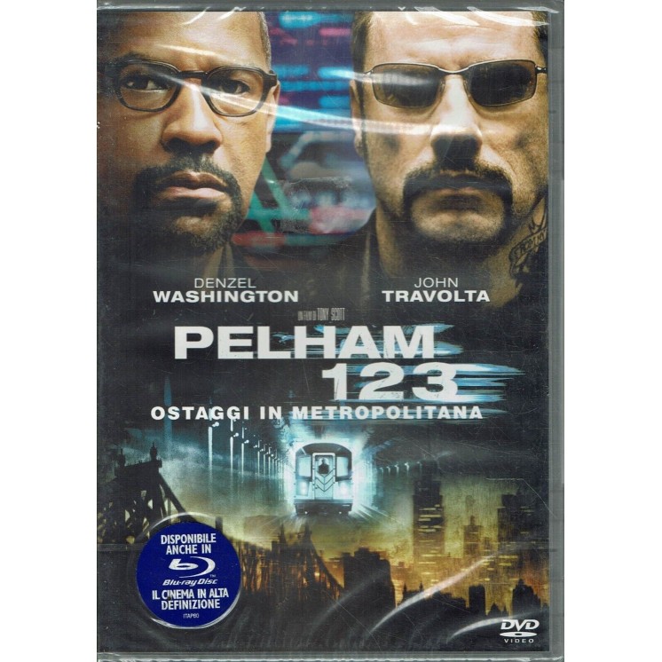 DVD pelham 123 ostaggi in metropolitana D. Washington J. Travolta NUOVO  ITA B06