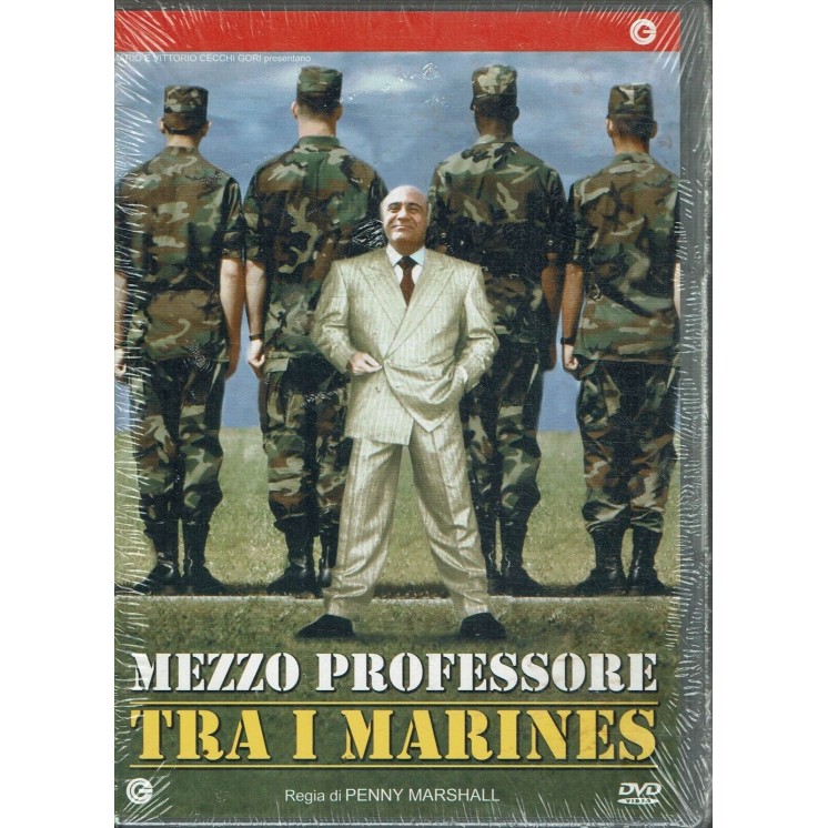 DVD MEZZO PROFESSORE TRA I MARINES con DANNY DE VITO ITA NUOVO B06