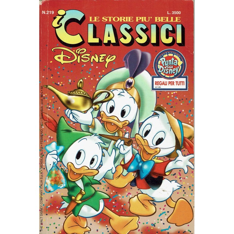 Classici Disney Seconda Serie n.219 ed. Mondadori BO06