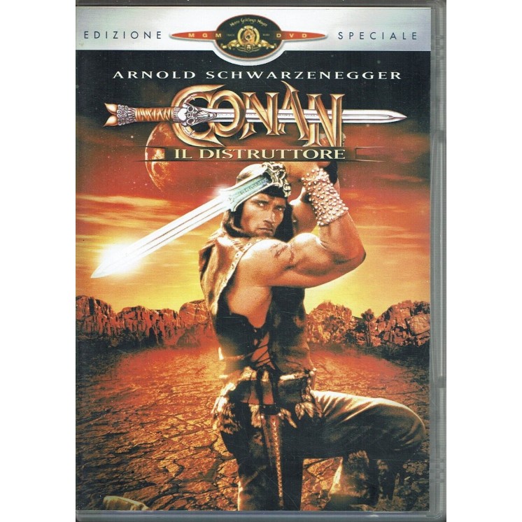 DVD Conan Il Distruttore con  Schwarzenegger ITA USATO B11