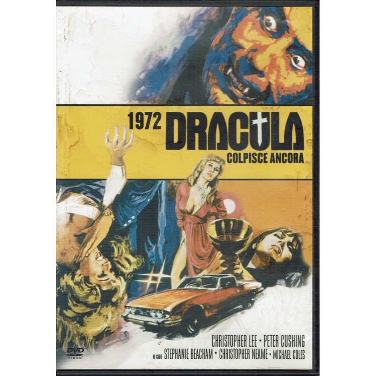 DVD DRACULA COLPISCE ANCORA ! di CHRISTOPHER LEE ITA USATO B11