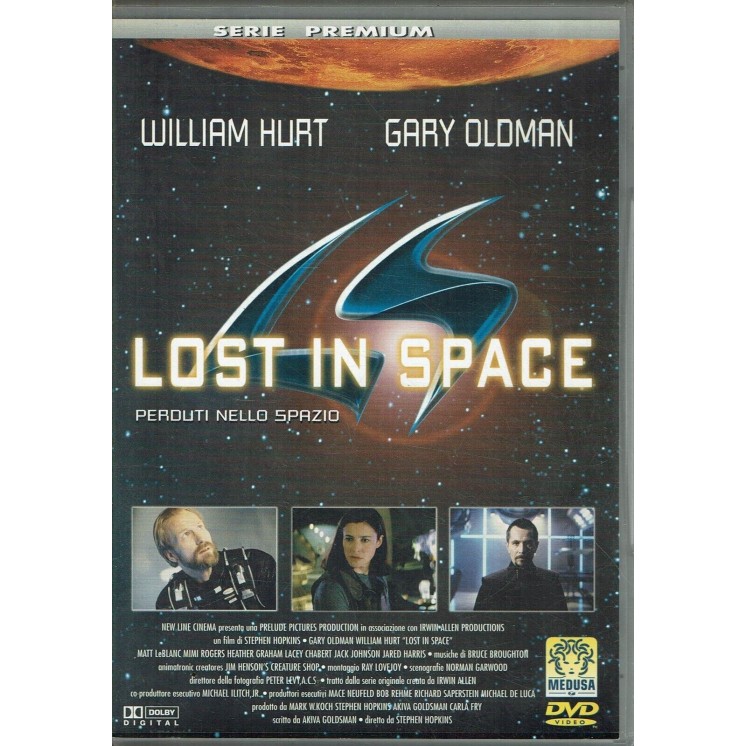 DVD Lost in Space 1998 con W. Hurt Gary Oldman ITA USATO B11
