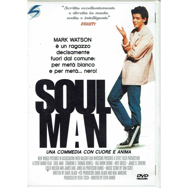 DVD SOUL MAN  1986 STEVE MINER LESLIE NIELSEN ITA USATO B11