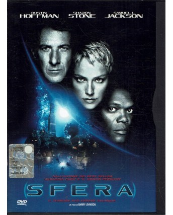 DVD Sfera con Hoffman Stone S. L. Jackson ITA USATO B16