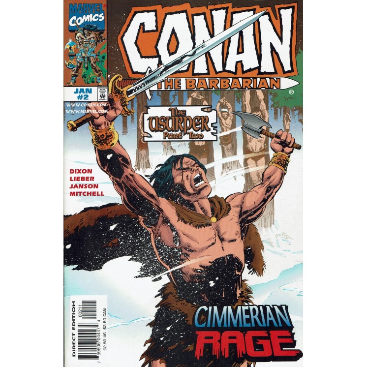 Conan the barbarian the usurper n.  2 jan 98 ed. Marvel Lingua originale OL13