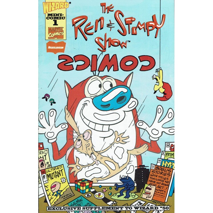 Wizard Mini Comic n. 1 the Ren e Stimpy Show ed. Marvel Lingua originale OL13