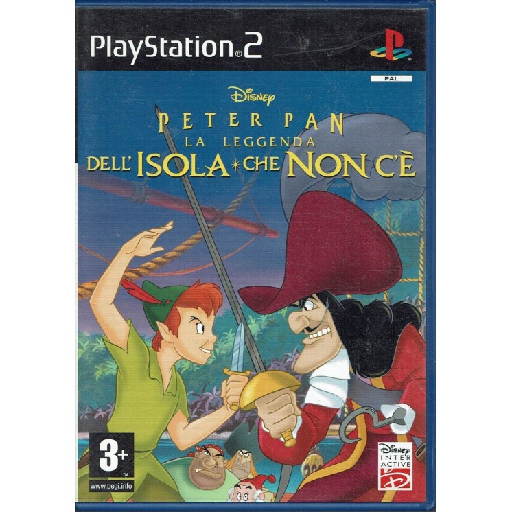 Videogioco Playstation 2 PETER PAN LEGGENDA ISOLA CHE NON C'è ita libretto B13