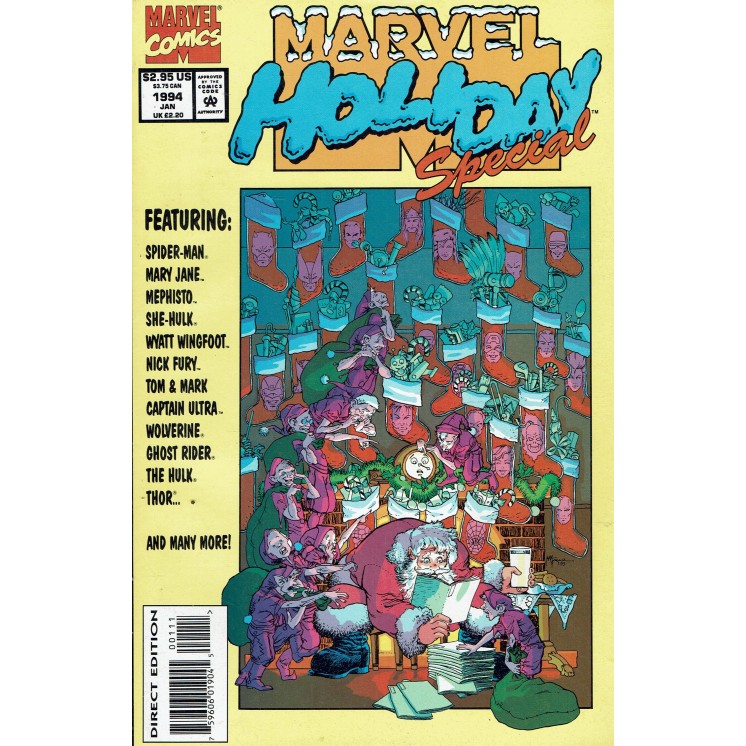 Marvel Holiday Specisal jan 94 ed. Marvel Comics lingua originale OL16