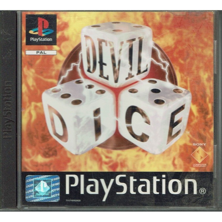 Videogioco Playstation 1 DEVIL DICE PS1 ita usato libretto B03