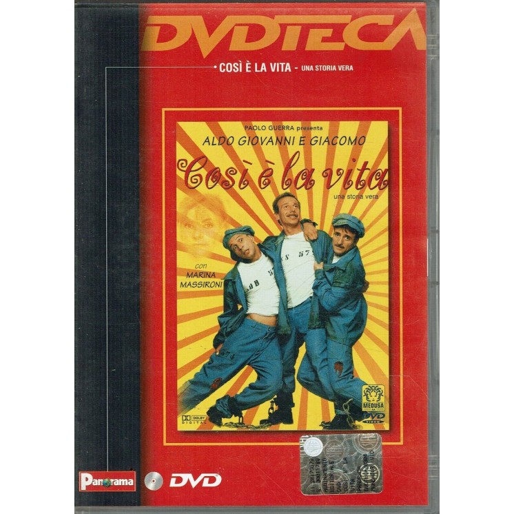 DVD Così è la vita con Aldo, Giovanni e Giacomo editoriale ITA usato B11