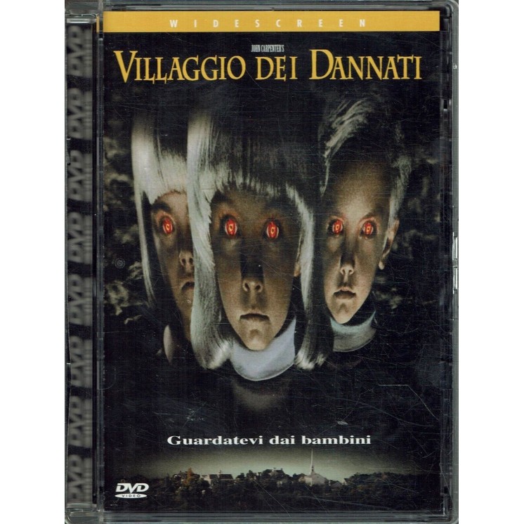 DVD IL VILLAGGIO DEI DANNATI Jewel Box di John Carpenter ITA USATO B11