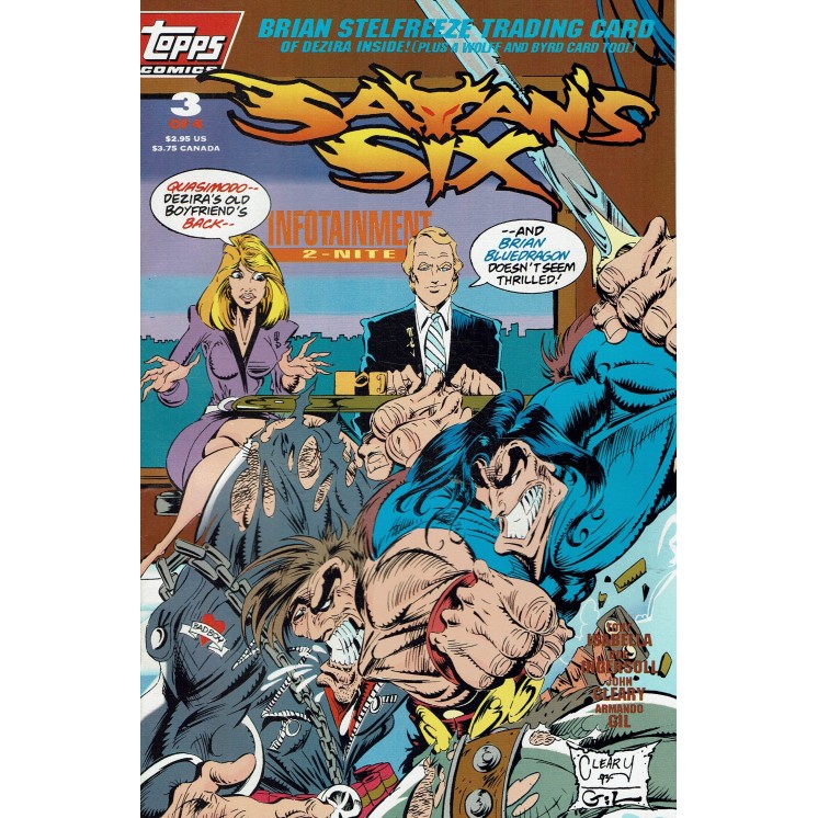Satan's Six n.  3 jun 93 ed. Topps Comics lingua originale OL16