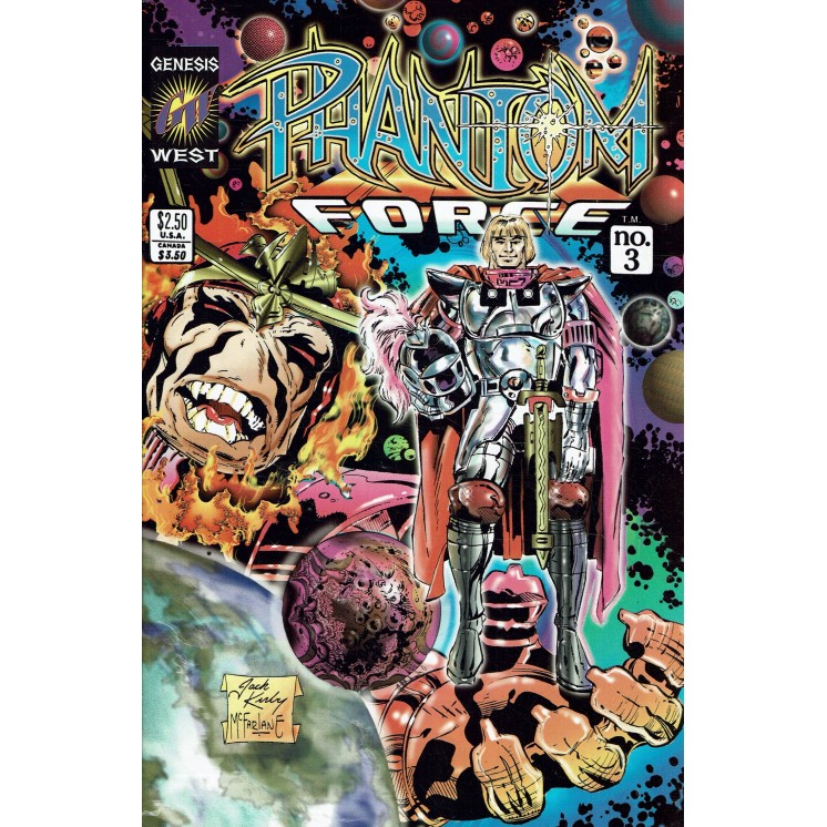Phantom Force n.  3 may 94 ed. Genesis West Comics lingua originale OL16