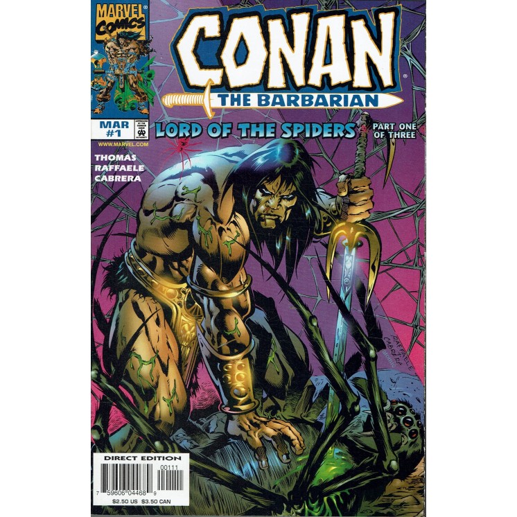 Conan lord of the spiders n.  1 mar 98 ed. Marvel Comics lingua originale OL16