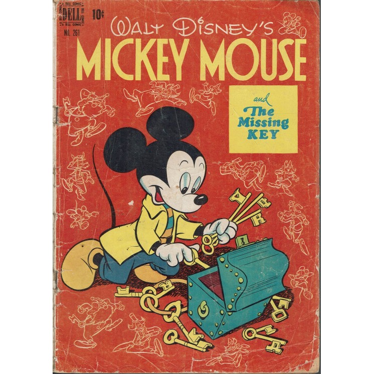 Mickey Mouse and the Missing Key 1949 ed. Walt Disney Lingua originale OL13