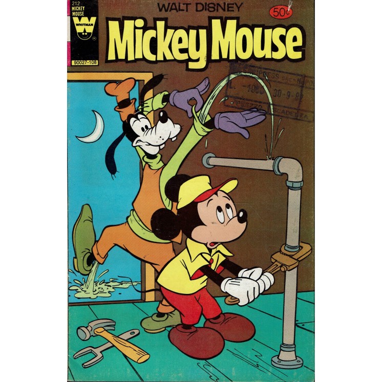 Mickey Mouse n.212 1955 ed. Walt Disney Lingua originale OL13