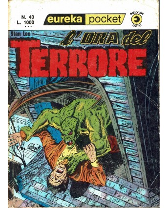 Eureka Pocket n.43 l'ra del terrore di Stan Lee ed. Corno