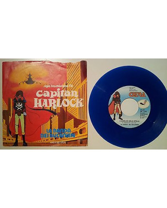 Capitan Harlock - RARO DISCO BLU Cetra SP1701 * 1979 * 45 Giri * A