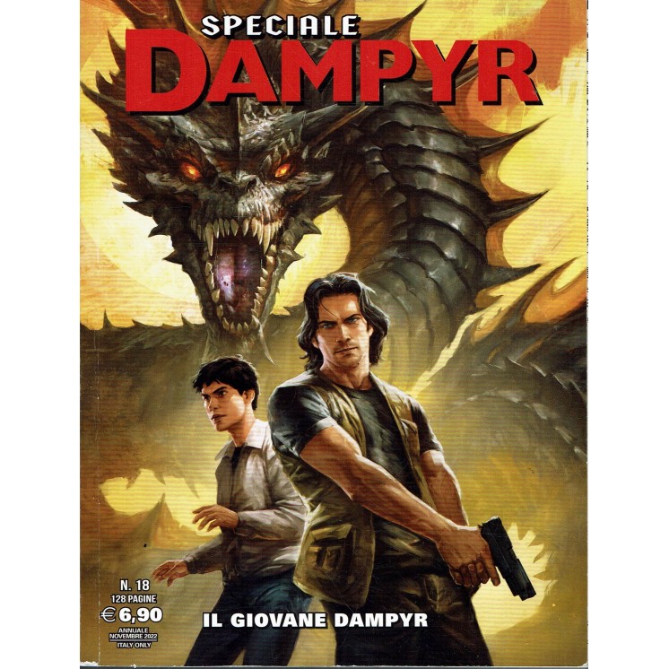 Dampyr Speciale n.18 il giovane Dampyr di Boselli Colombo ed. Bonelli  