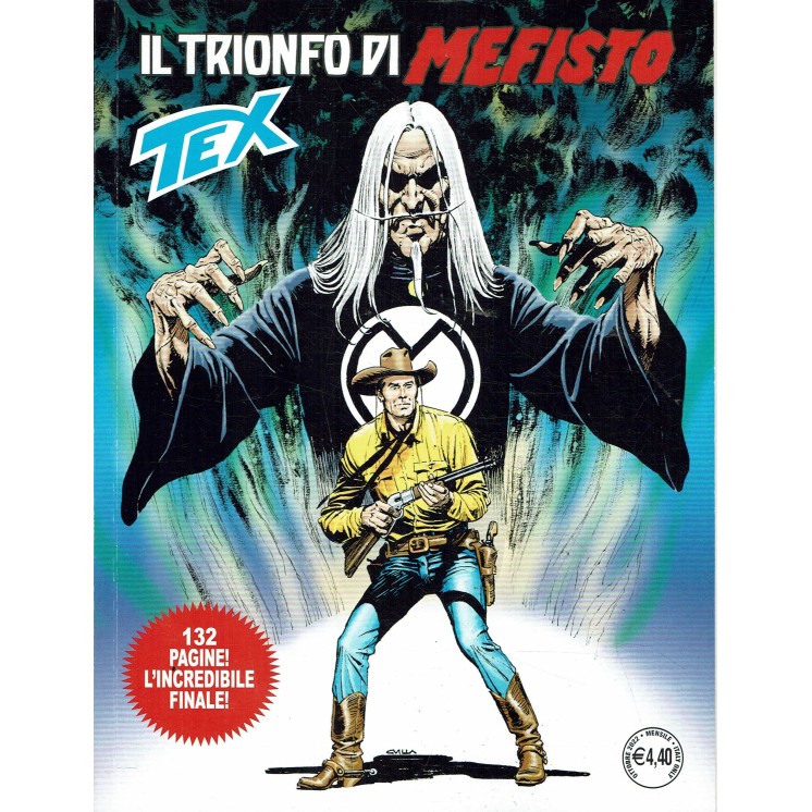 Tex 744 il trionfo di Mefisto di Villa ed. Bonelli