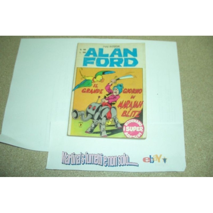 Alan Ford n.105 giorno di marajah Blitz ed. Corno BO08