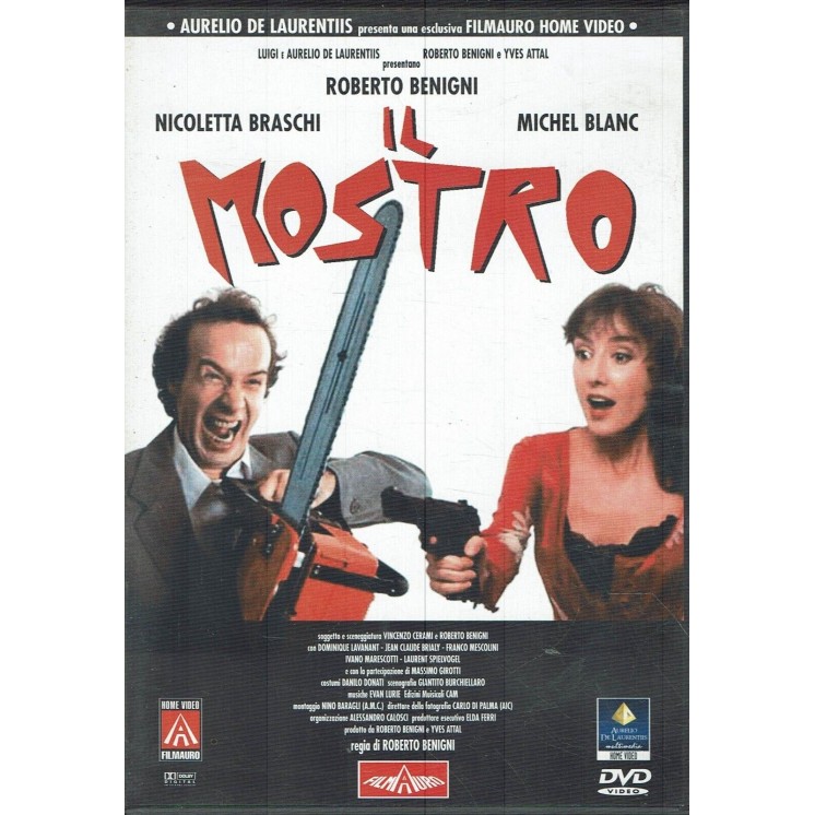 DVD Il Mostro con roberto Benigni ITA usato B24
